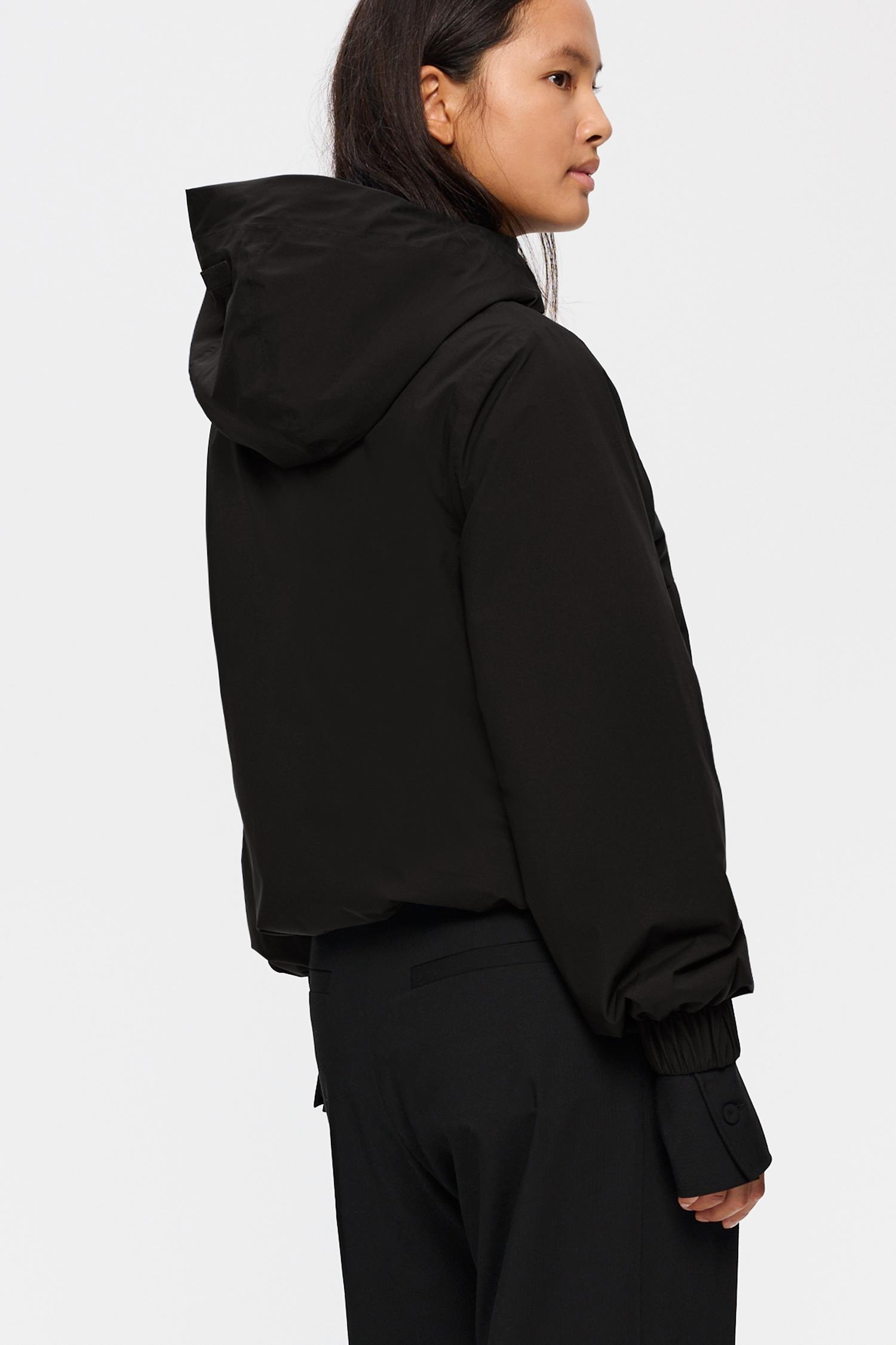 Elvine Disa Black Damen Wasserdichte Jacke Kapuze schwarz